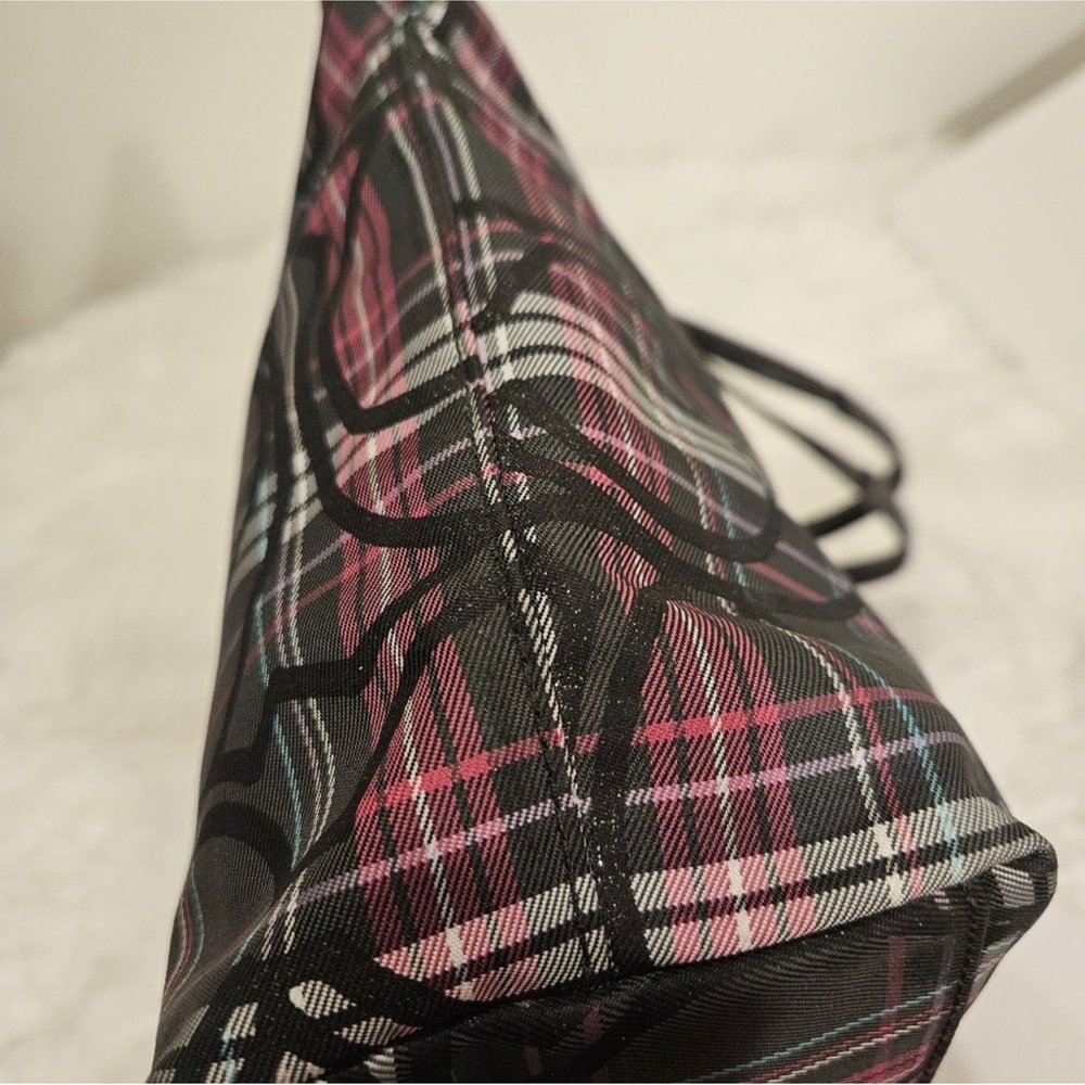 Coach Tartan Plaid Tote EUC No Callouts - Picture 6 of 12